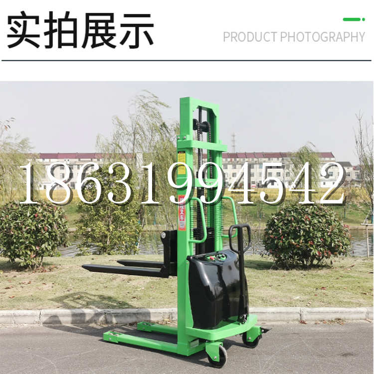 若羌县电动叉车堆高车液压铲车电瓶1吨2吨站驾步行式小型全自动叉车